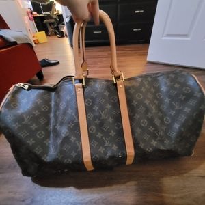 SOLD Louis Vuitton Monogram Keepall Bandouliere 60 Duffel Carry-on